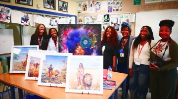 St James’ Students Collaborate with Artist Jedidah Chick in Celebratory B-HUGS Workshop