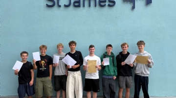 St James Students Celebrate Strong GCSE Performance